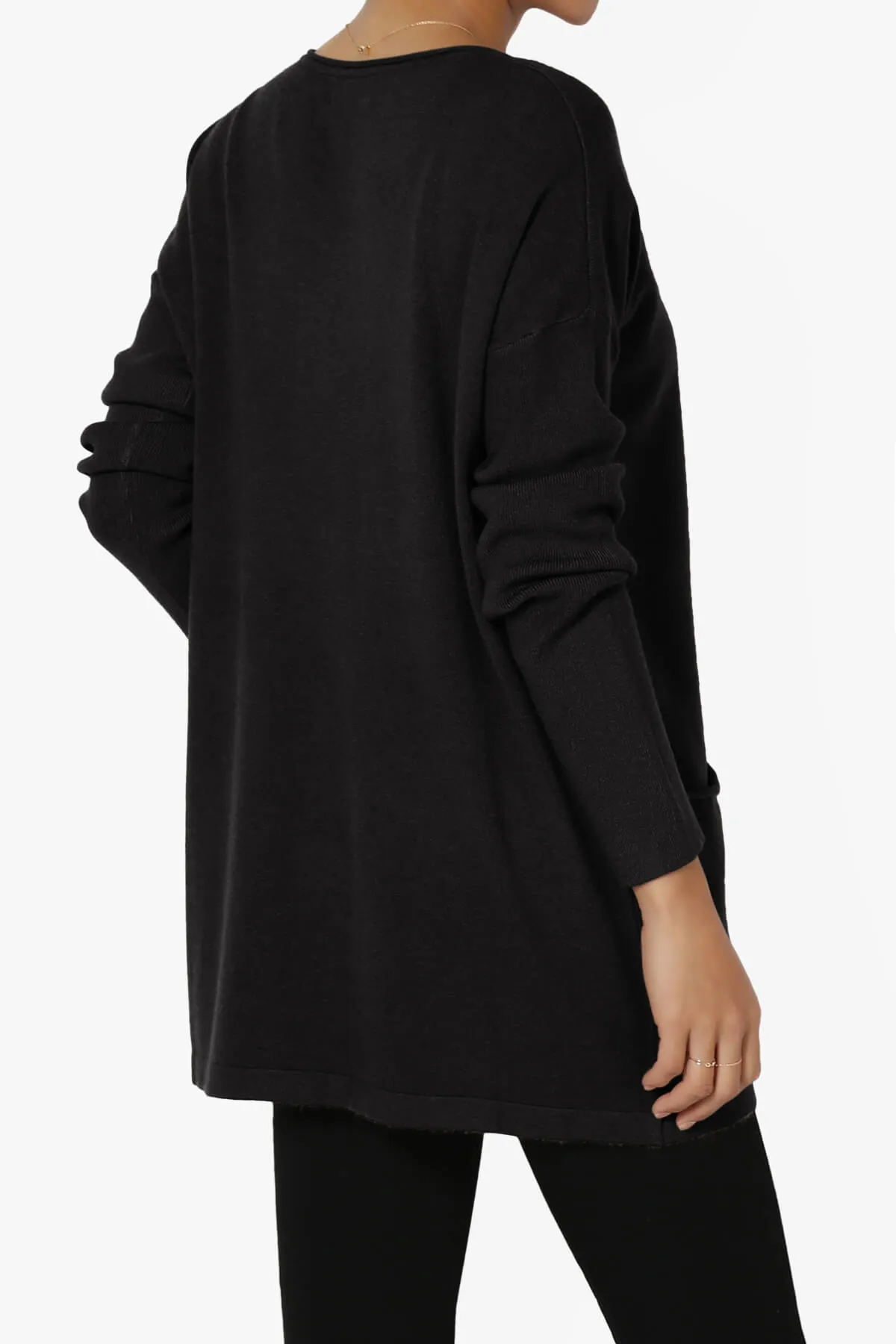 Brecken Pocket Long Sleeve Soft Knit Sweater Tunic