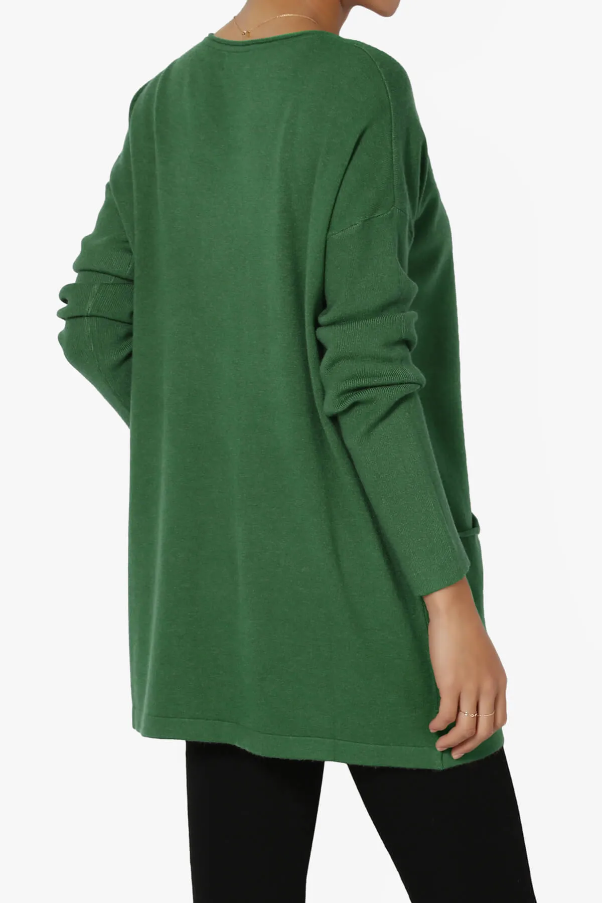 Brecken Pocket Long Sleeve Soft Knit Sweater Tunic