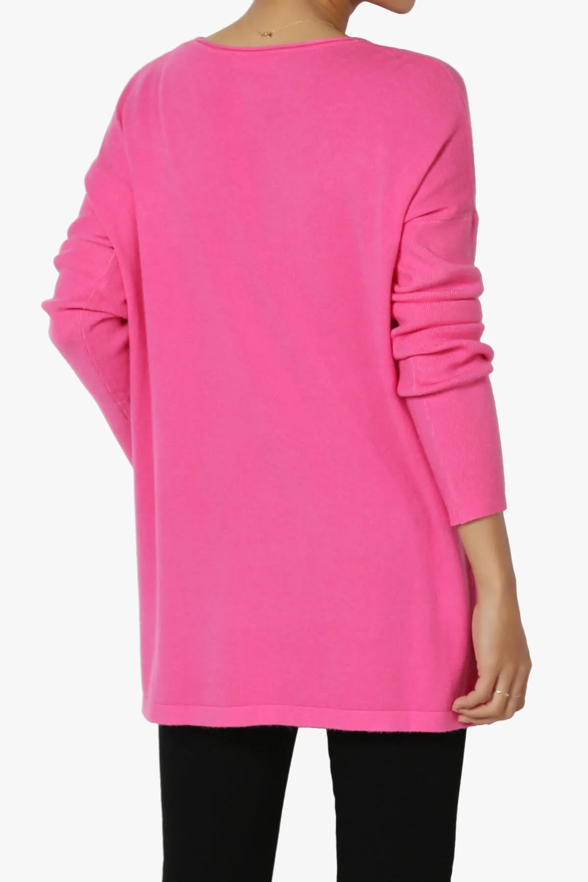 Brecken Pocket Long Sleeve Soft Knit Sweater Tunic