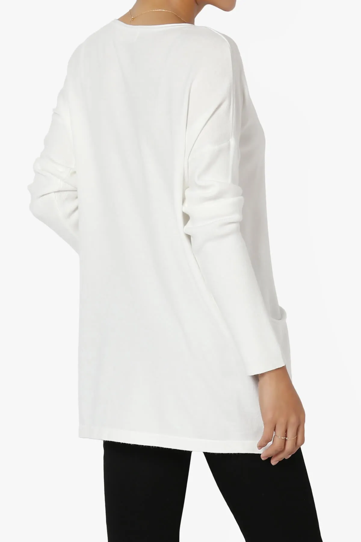 Brecken Pocket Long Sleeve Soft Knit Sweater Tunic