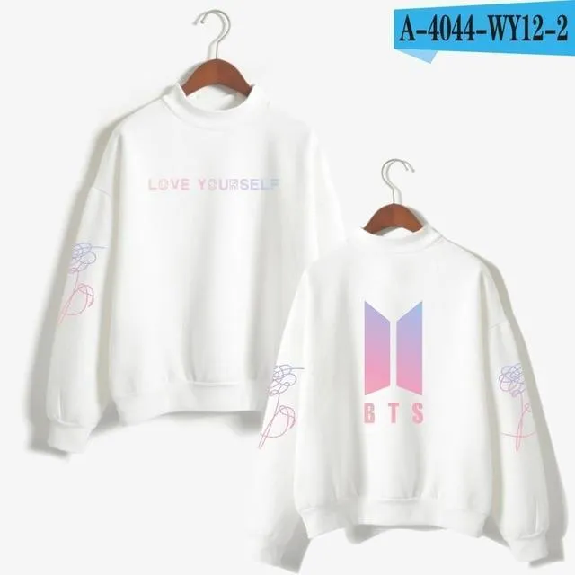 BTS  Love Yourself k pop Women Hoodies Sweatshirts