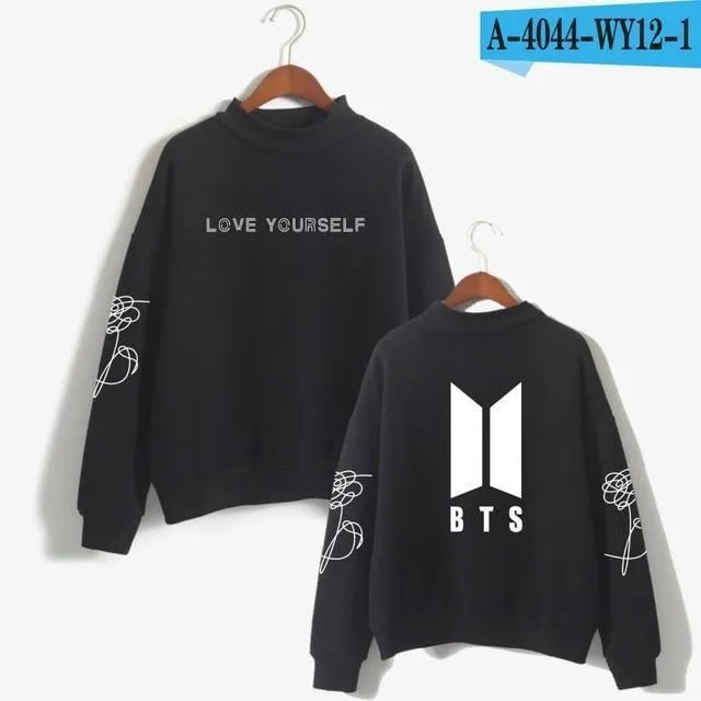 BTS  Love Yourself k pop Women Hoodies Sweatshirts