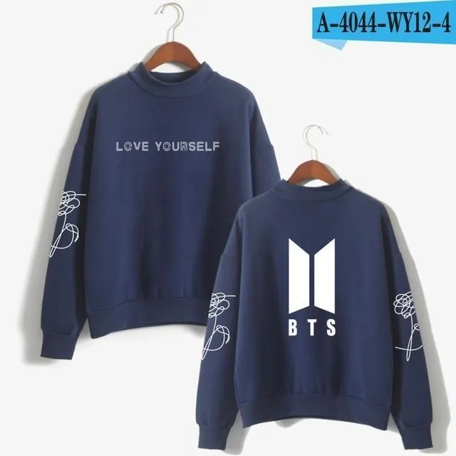 BTS  Love Yourself k pop Women Hoodies Sweatshirts