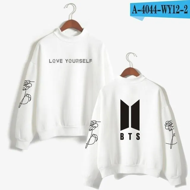 BTS  Love Yourself k pop Women Hoodies Sweatshirts