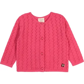 Carrement Beau Knitted Cardigan Summer Pink