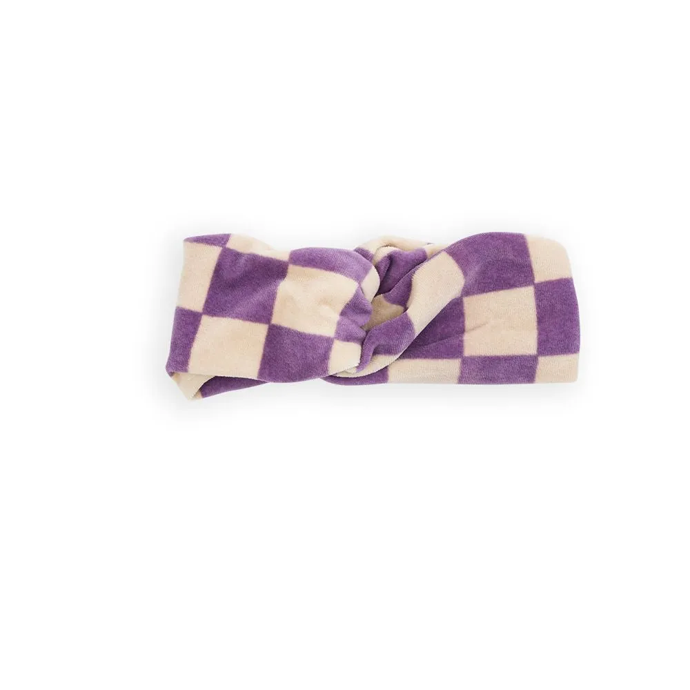 Checkers Twisted Headband