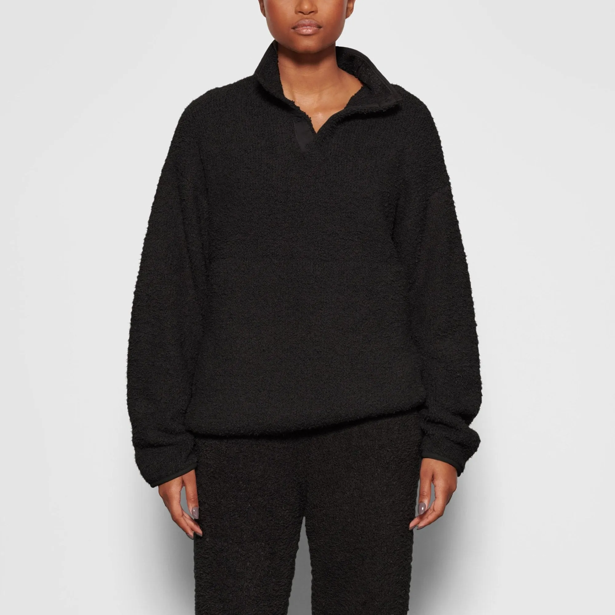 COZY KNIT PULLOVER | ONYX