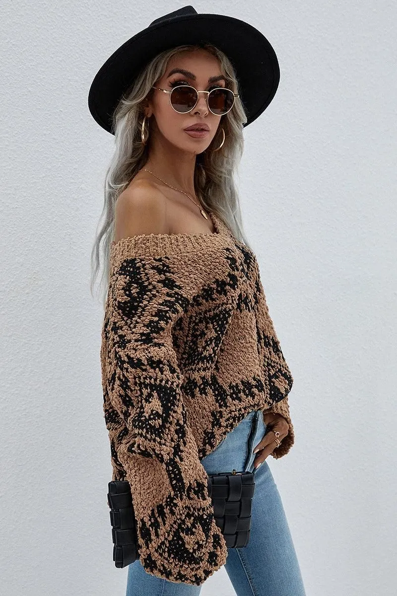 DEEP V NECK KNIT