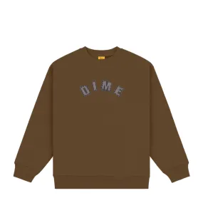 Dime Choppers Crewneck Dark Brown