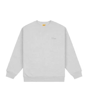 Dime Classic Small Logo Crewneck Heather Gray