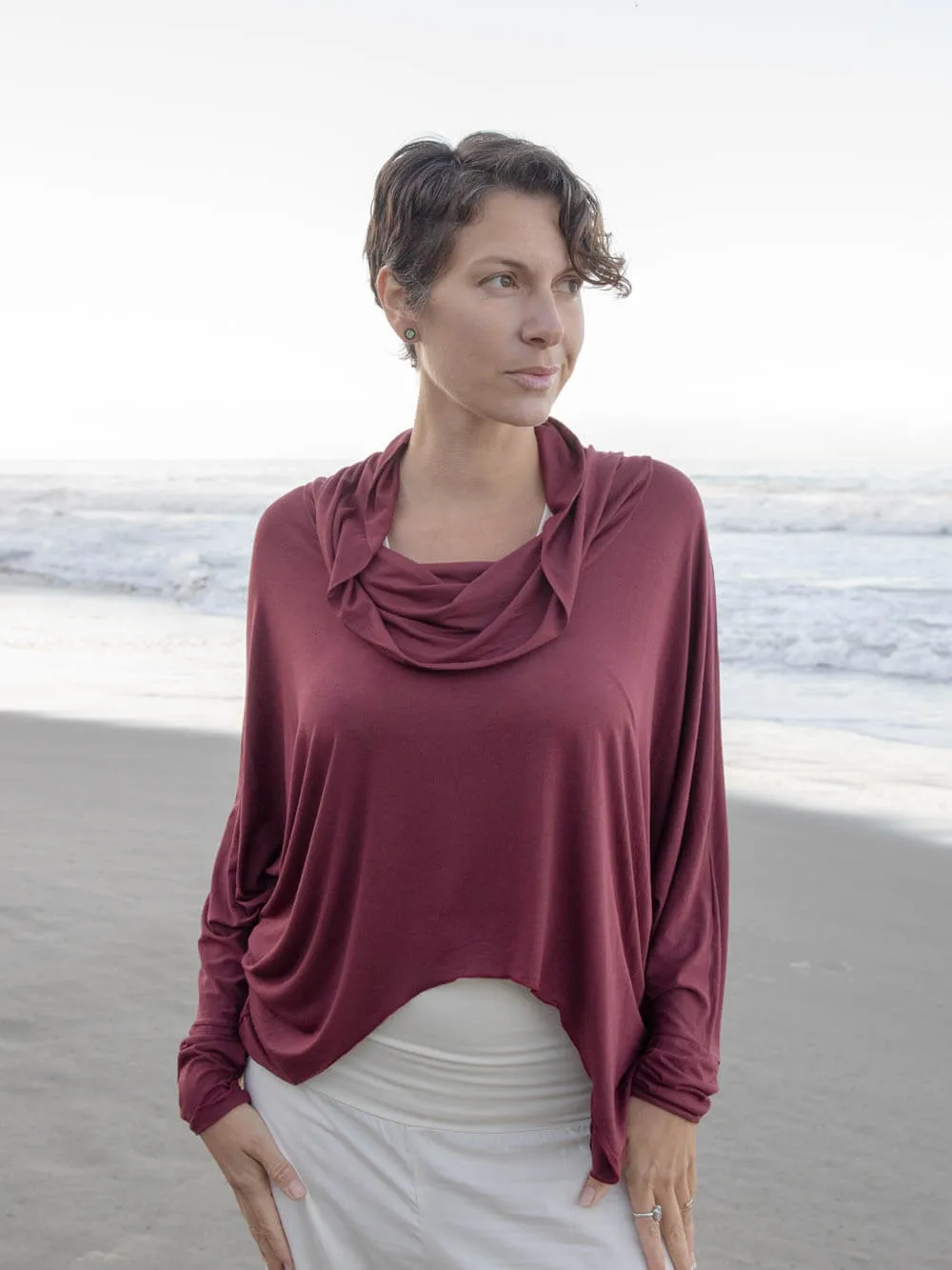 Dolman Cowl Top