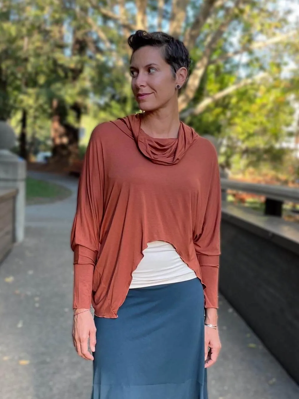 Dolman Cowl Top