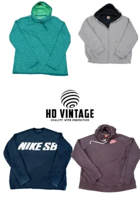 HD389 Vintage Branded Sweatshirts and Hoodies - 13 pcs