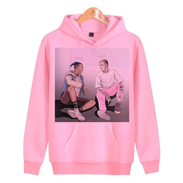 Loose Hooded Lovers Sweatshirt