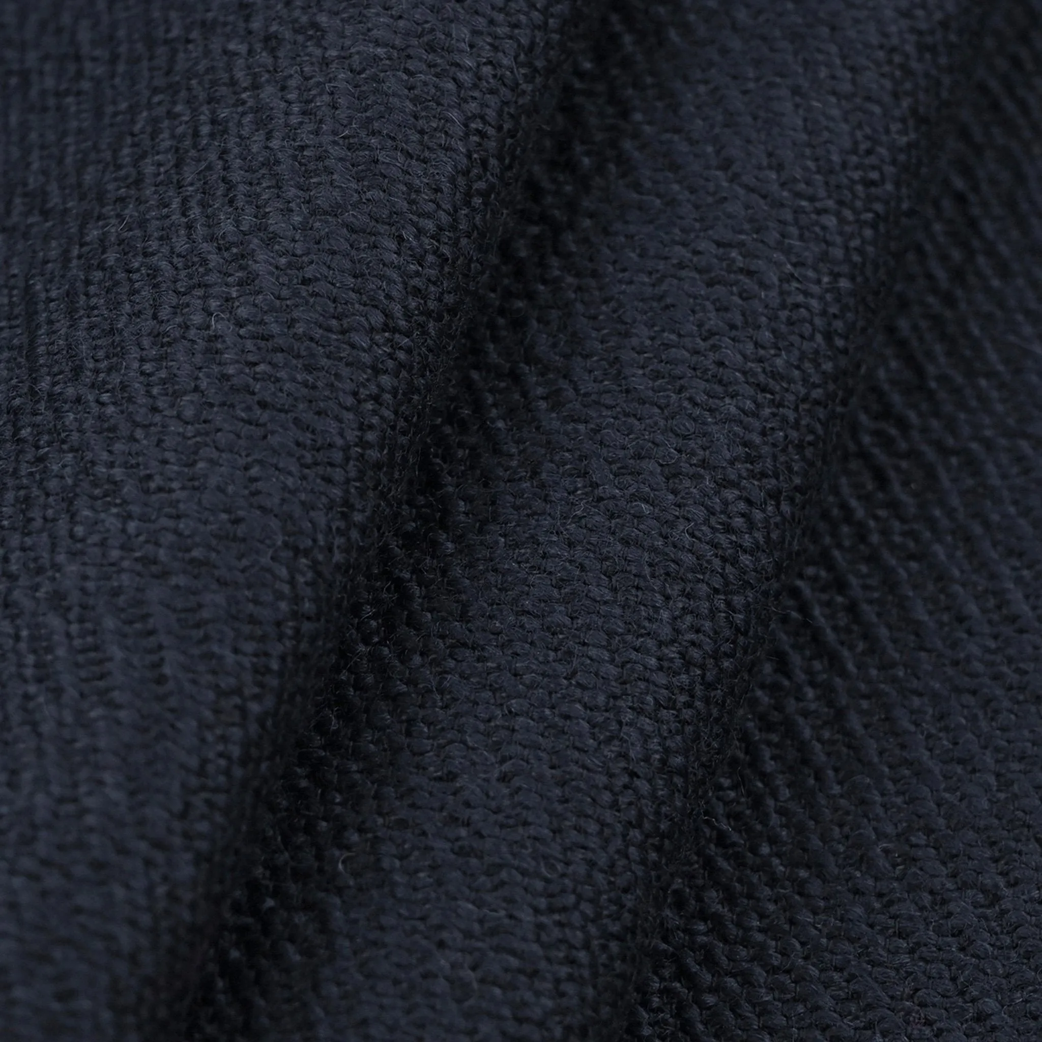 Midnight Textured Wool Fabric 96866