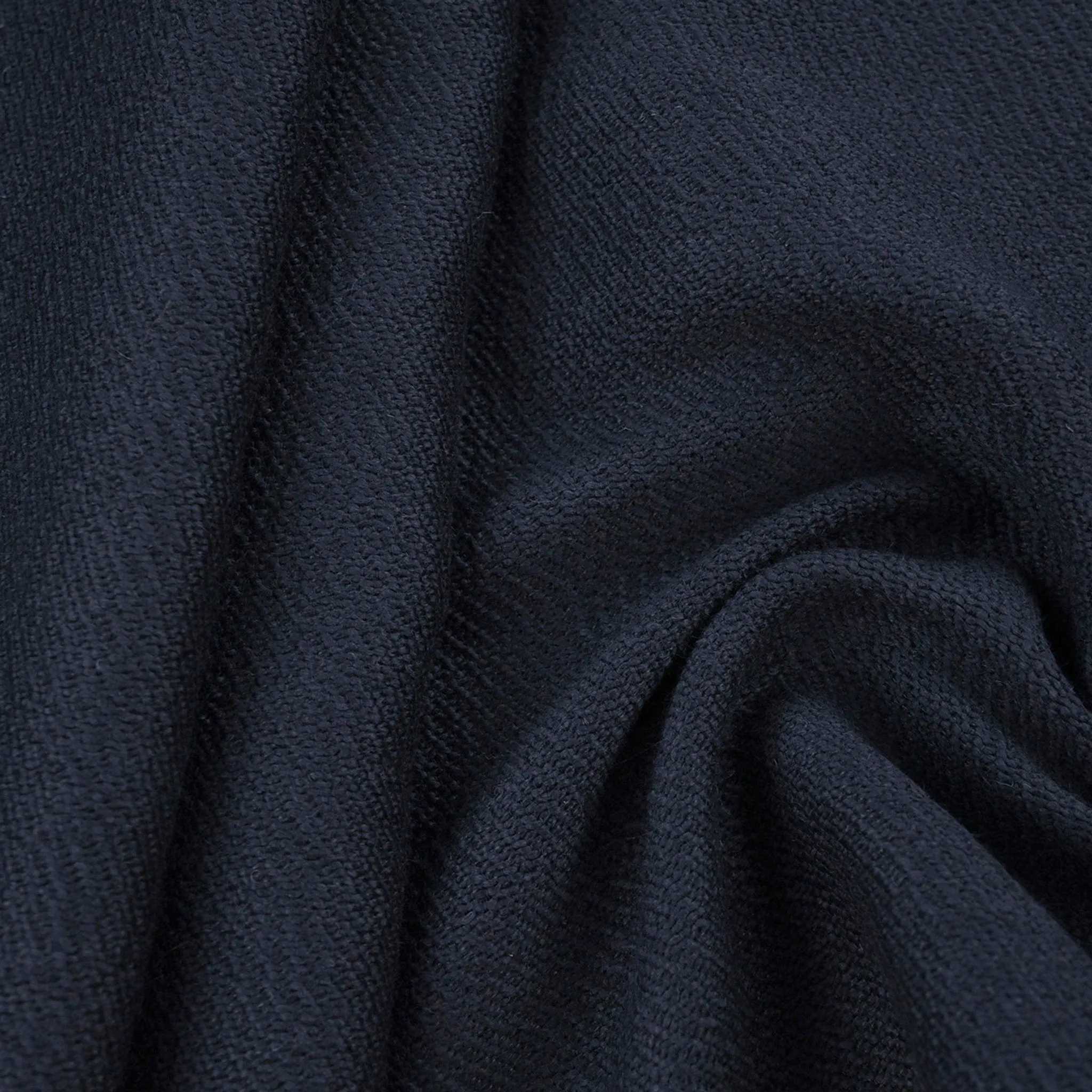 Midnight Textured Wool Fabric 96866