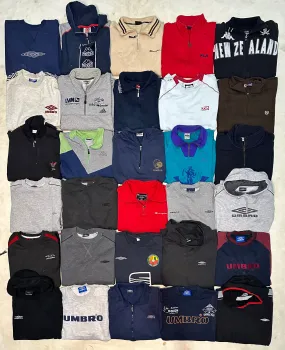 Mix branded sweatshirts and hoodies 30 pieces