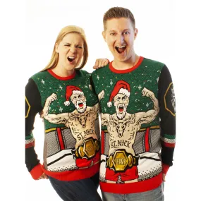 MMA Santa | Ugly Christmas Sweater For Men & Women | Unisex Sizing