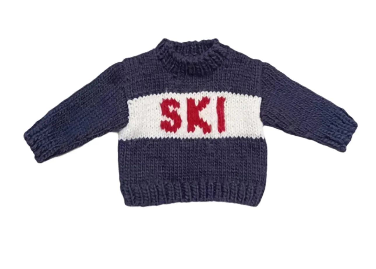 Navy Ski Sweater