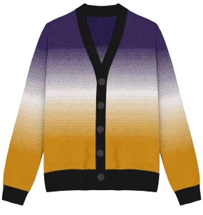 Non-Binary Faded Knit Cardigan