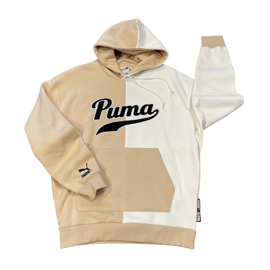 Puma team colourblock Hoodie Men’s - Pebble-marsh