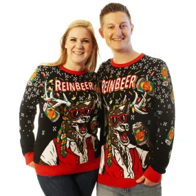 ReinBeer | Ugly Christmas Sweater For Men & Women | Unisex Sizing