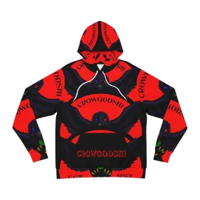 Special Edition Crowgodshi Designer Hoodie, RED LOGO