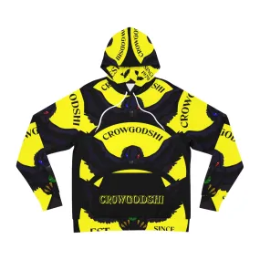 Special Edition Crowgodshi Designer Hoodie, YELLOW LOGO