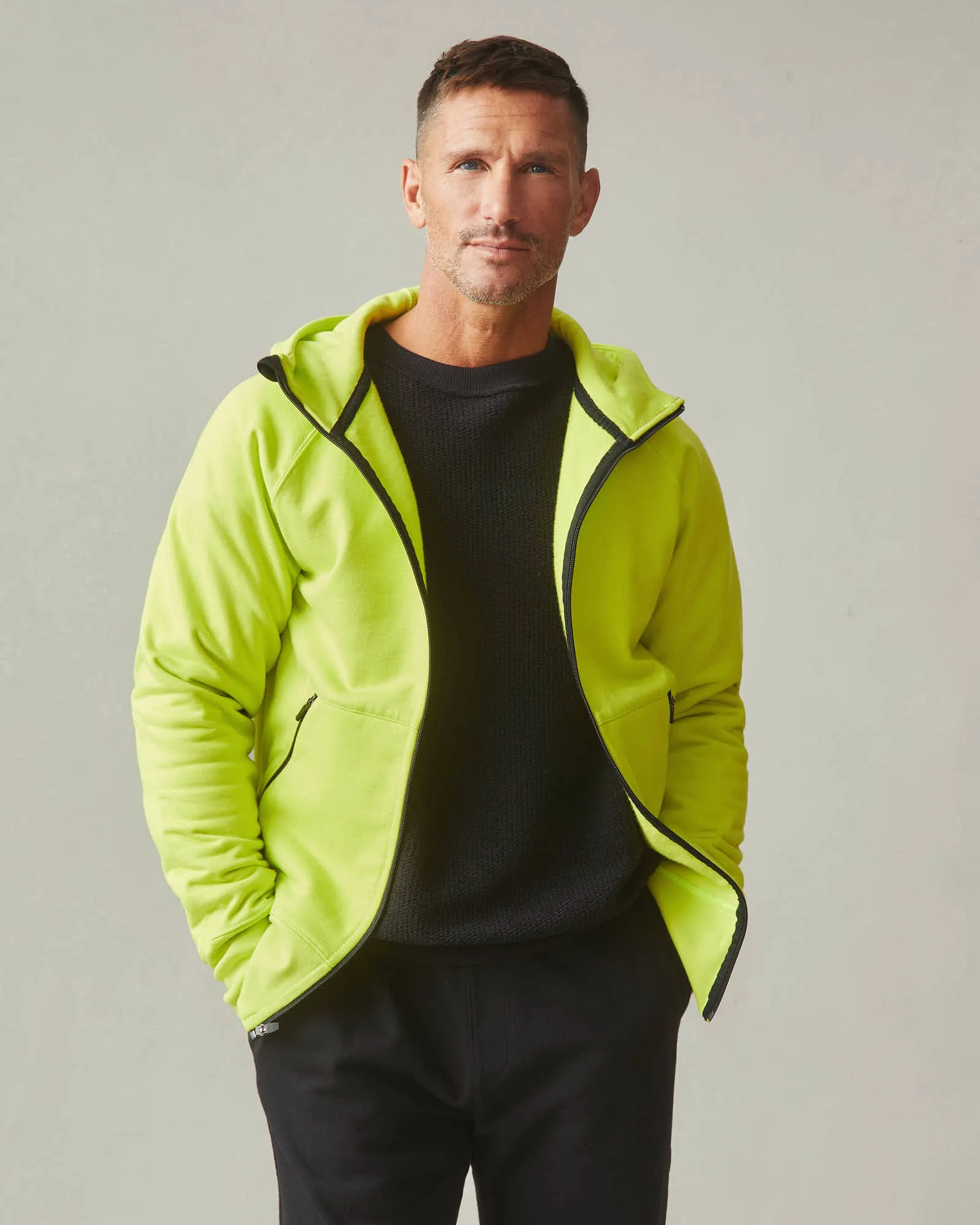 Storm Full Zip - Electric Yellow