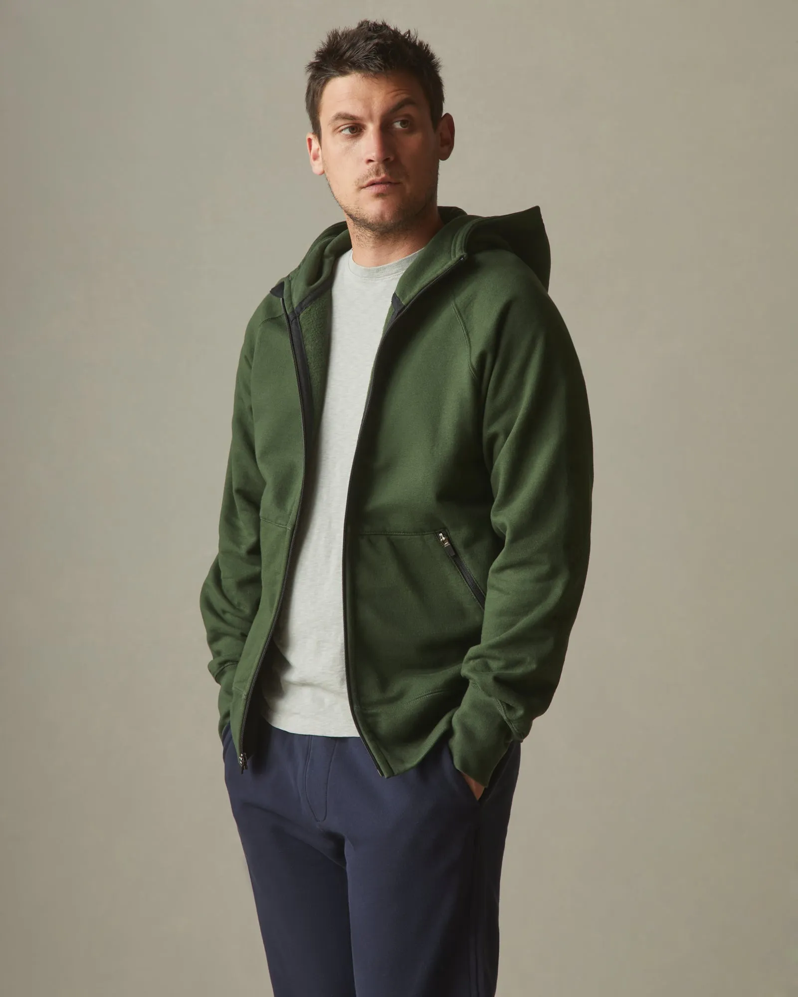 Storm Full Zip - Kombu Green