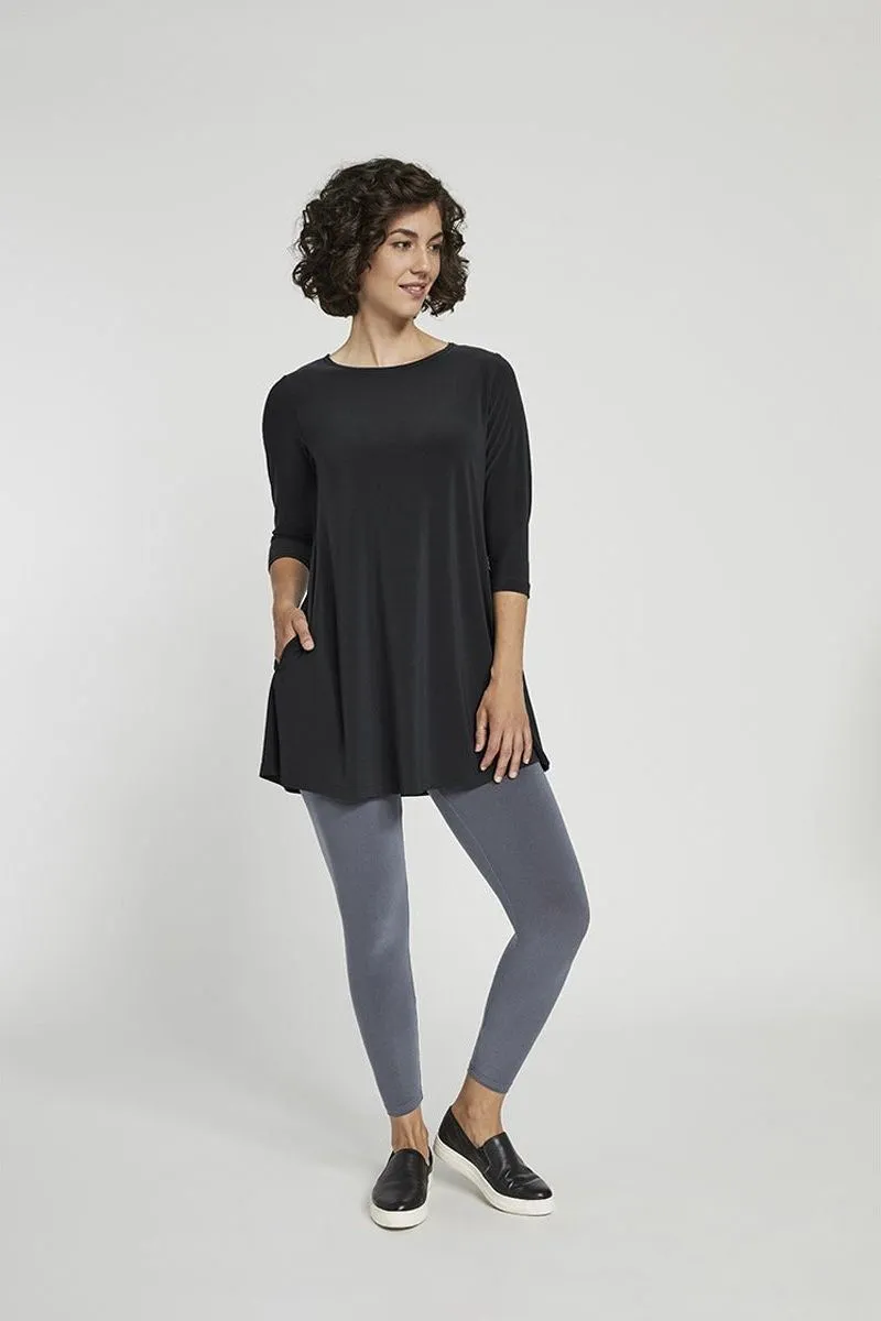 Sympli 3/4 Sleeve Trapeze Tunic - Style 23155-2