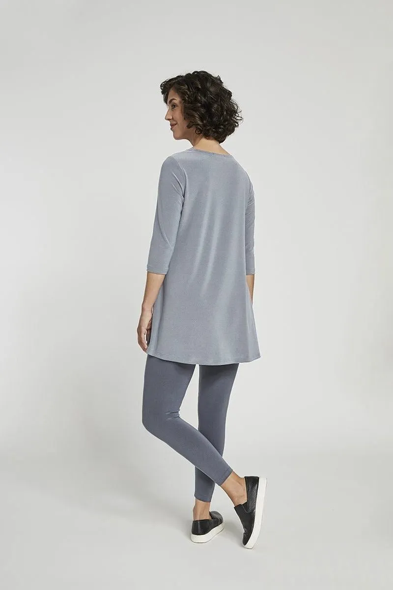 Sympli 3/4 Sleeve Trapeze Tunic - Style 23155-2