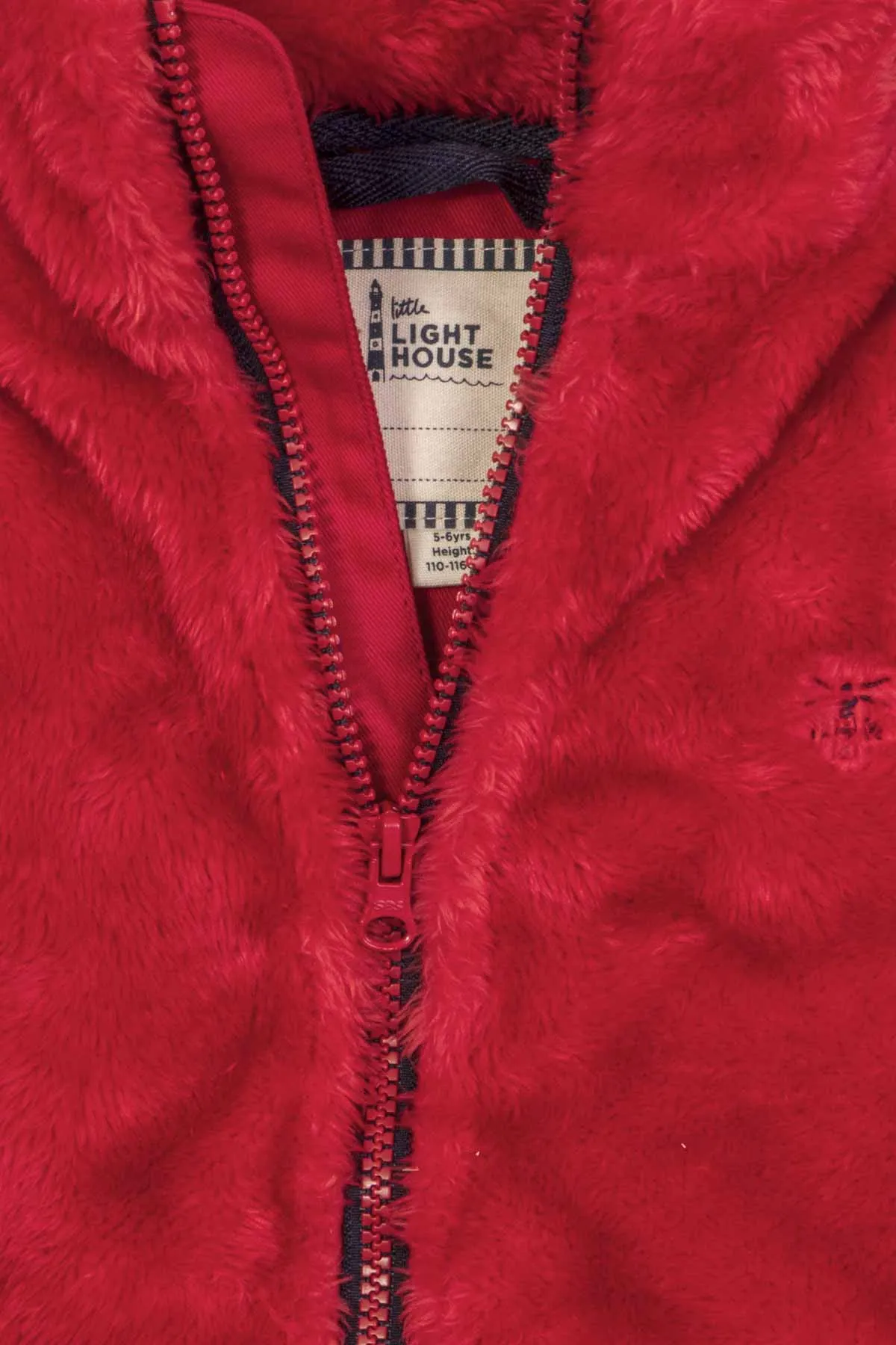 Ted Boys Fleece - Lava Red