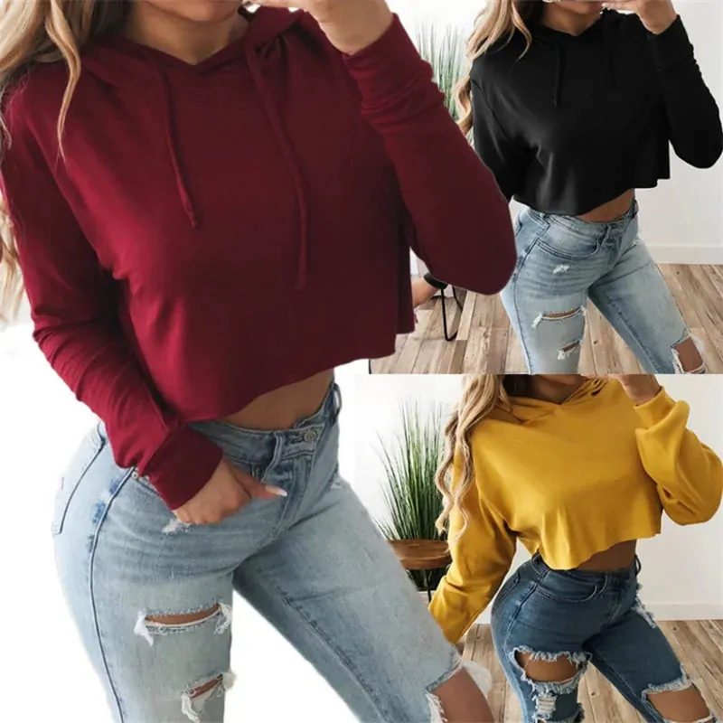 Trendy Women’s Crop Hoodies | Stylish Sweatshirts for Any Occasion