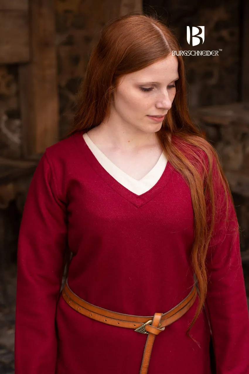 Wool Tunic Hyria Red