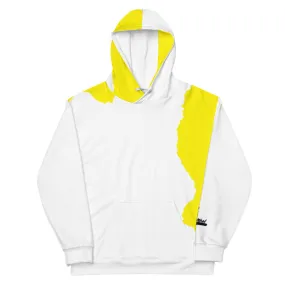 Yellow white Hoodie.