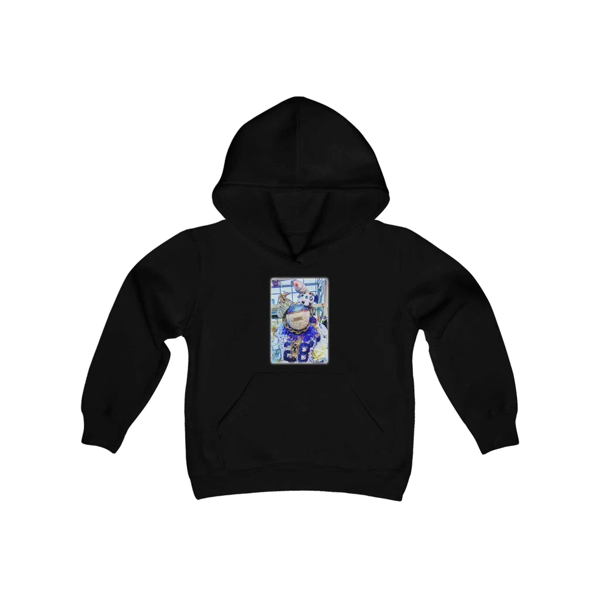 Youth Heavy Blend Hoodie - FANtastic - Winter Whiteout